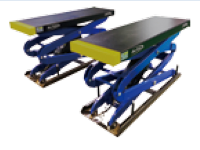 Floor mounted scissor lift