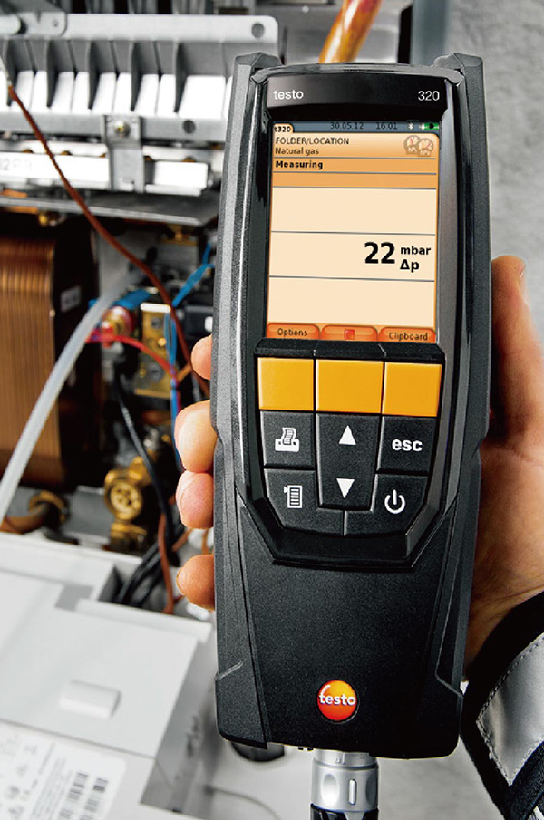 TESTO 320 - The powerful and responsive flue gas analyzer